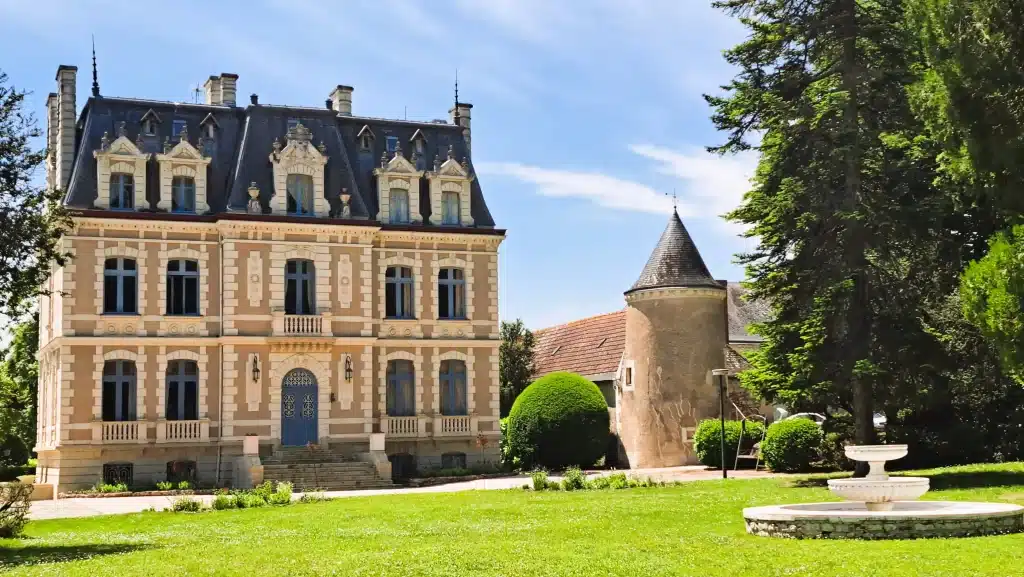 Château de La Rolandière près de Tours, en Indre-et-Loire (37).