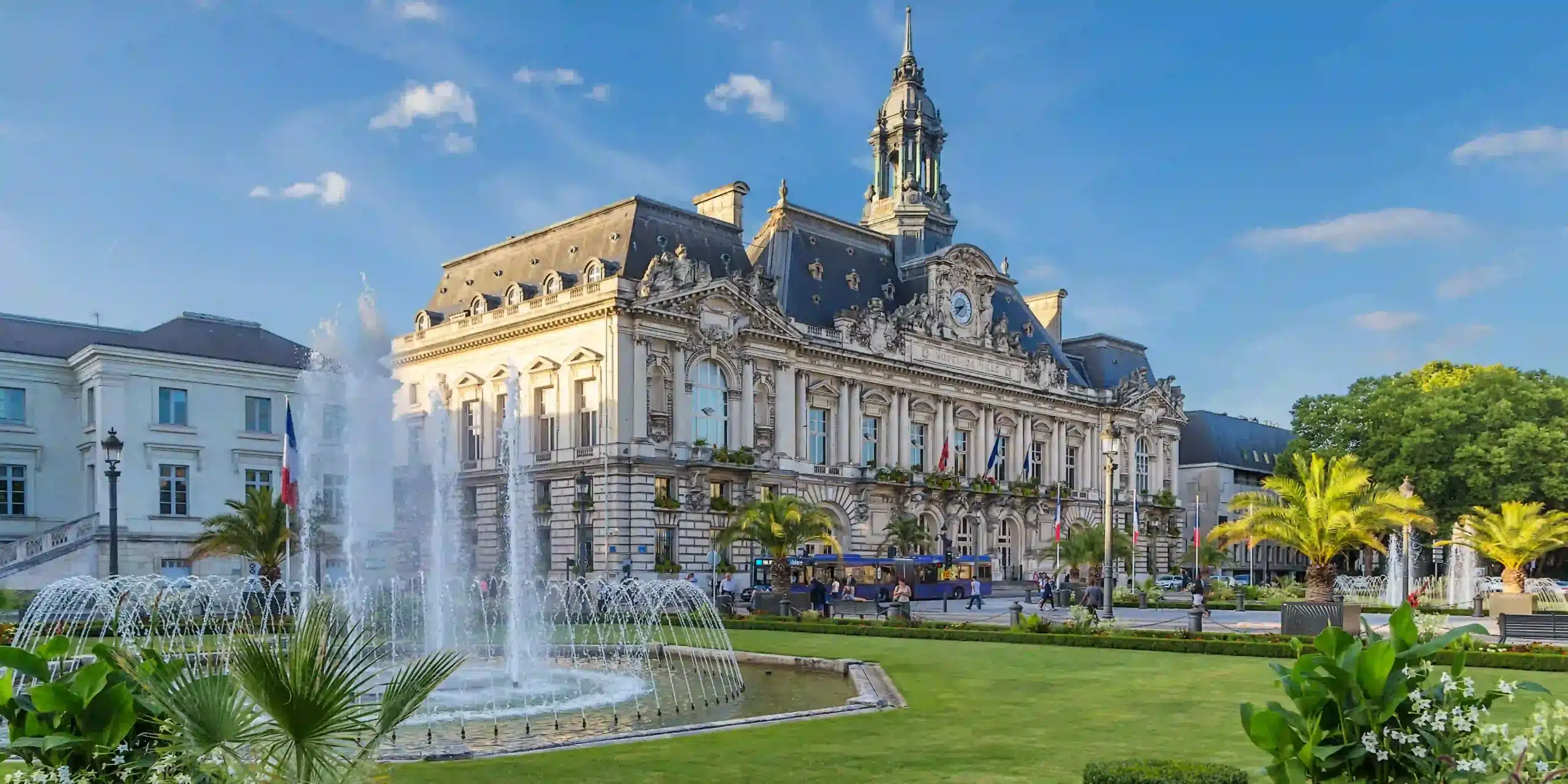 Quartier Jean-Jaurès dans la ville de Tours.